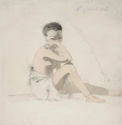 Korah Girl Seated, 1802